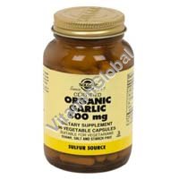 Organic Garlic 90 caps - Solgar - Click Image to Close