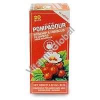 Rosehip tea 20 bags "Pompadour" - Click Image to Close