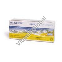 Organic All Cotton Tampons Super Plus 20 Unit Natracare - Click Image to Close