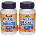 Better Stevia 400 (200+200) instant tabs - Now Foods