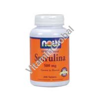 Spirolina 500 mg 100 Tabs "NOW Foods" - Click Image to Close