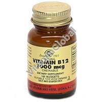 Sublingual Vitamin B-12 1000 mcg 100 tabs "Solgar" - Click Image to Close