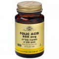 Folic Acid 800 mcg 100 tabs - Solgar