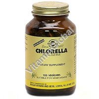 Chlorella 520 mg 100 caps - Solgar - Click Image to Close