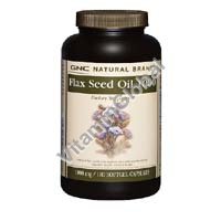Flax Seed Oil 1000mg 90 softgel capsules "GNC" - Click Image to Close