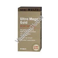 Multivitamin "Ultra Mega Gold" 180 tabs - GNC - Click Image to Close