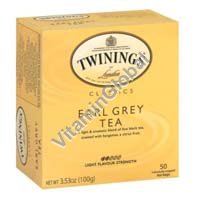 Earl Grey Tea 50 Tea bags "Twinings" - Click Image to Close