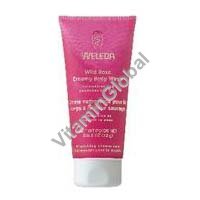 Wild Rose Creamy Body Wash 200ml (7.2 OZ) - Weleda - Click Image to Close