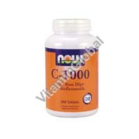 Vitamin C-1000 with Rose Hips 250 tabs "NOW Foods" - Click Image to Close