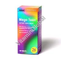 "Mega Teen" Multi Vitamin 180 tabs - GNC - Click Image to Close