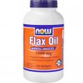 Flax Oil 1000 mg 250 Softgels - NOW Foods