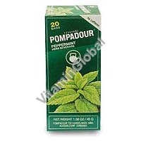 Peppermint herb tea 20 bags "Pompadour" - Click Image to Close