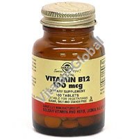 Vitamin B-12 100 mcg 100 tabs "Solgar" - Click Image to Close