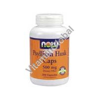 Psyllium Husks 500 mg 200 caps "NOW Foods" - Click Image to Close