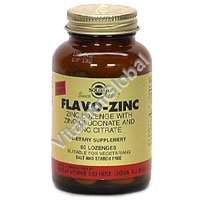 Flavo-Zinc Lozenges 22 mg 50 tabs "Solgar" - Click Image to Close