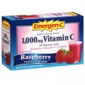 Emergen-C Vitamin C 1000mg Raspberry 30 packets - Alacer