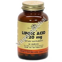 Alpha Lipoic Acid 120 mg.60 tabs Solgar - Click Image to Close