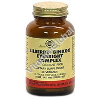 Bilberry Ginkgo Eyebright complex 60 caps "Solgar" - Click Image to Close