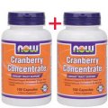 Cranberry Concentrate 200 (100+100) caps - NOW Foods