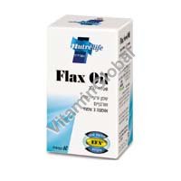 Flax Seed Oil 1000 mg 60 caps "Nutrelife" - Click Image to Close
