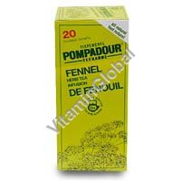 Fennel herb tea 20 bags "Pompadour" - Click Image to Close