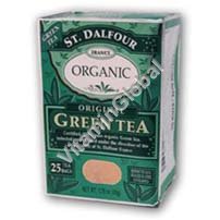Organic Original Green Tea 25 bags - St. Dalfour - Click Image to Close