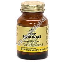 Zinc picolinate 22 mg 100 tabs "Solgar" - Click Image to Close