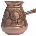 Handmade Copper Turkish-Coffee brewing pot (cezve) - "The Aroma of Luxury" model