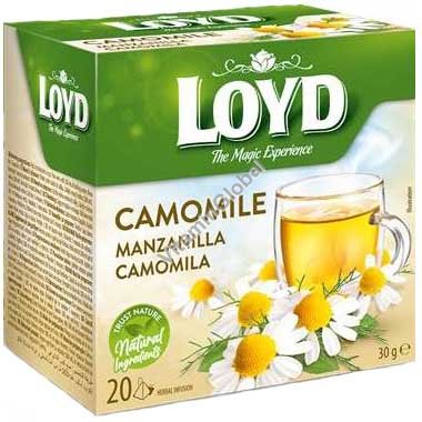 Chamomile Tea 20 pyramid tea bags - Loyd