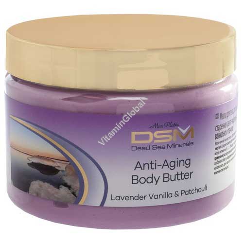 Lavender & Vanilla and Patchouli Anti-Aging Body Butter 300 ml - Mon Platin DSM