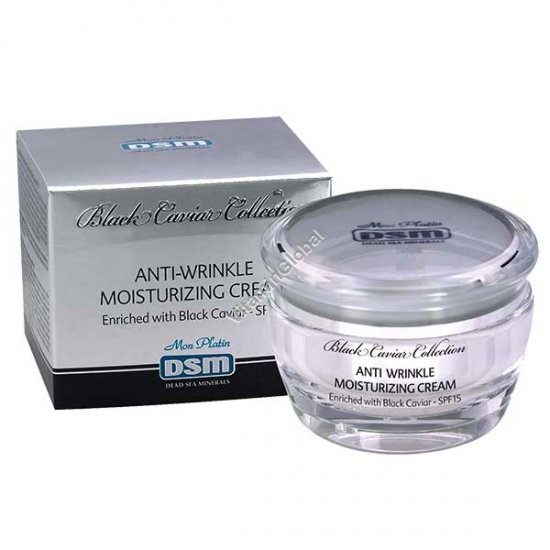 Anti-Wrinkle Moisturizing Cream Enriched With Black Caviar SPF15 (1.7 fl. oz) 50ml - Mon Platin