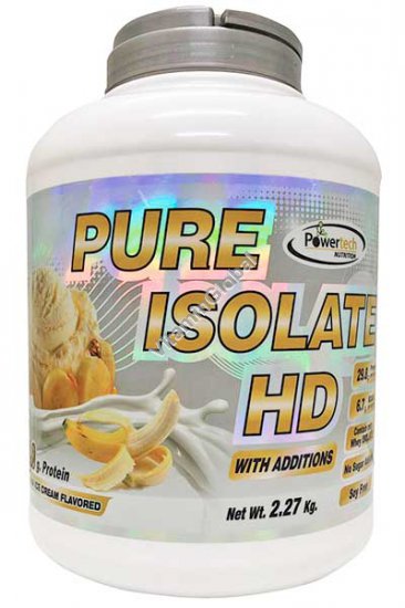 Kosher Pure Isolate HD Protein Banana Ice Cream 2.27kg (5 LB.) - PowerTech Nutrition