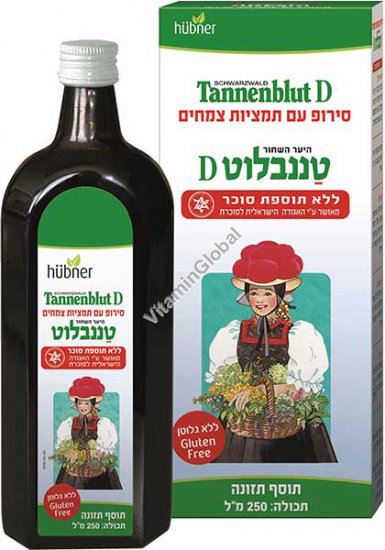 Tannenblut D - Sugar Free Herbal Bronchial Syrup 250ml - Hubner