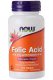 Folic Acid 800 mcg with Vitamin B-12 250 tablets - NOW Foods