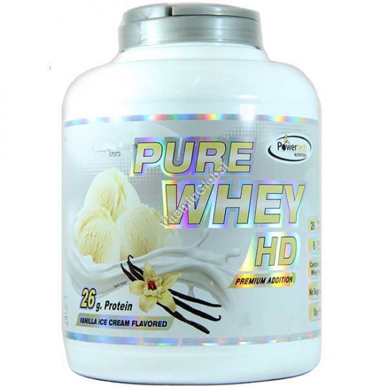 Kosher Badatz Pure Whey HD Protein Vanilla Ice Cream 2kg (4.41 LB.) - PowerTech Nutrition