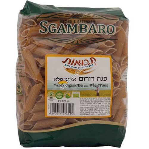 Organic Whole Wheat Penne 500g - Sgambaro