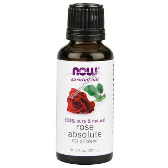 Rose Absolute 5% Oil Blend 30 ml - Now Essential Oils