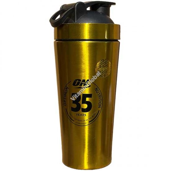 Stainless Steel Shaker Bottle 750 ml (25 fl oz) - Optimum Nutrition