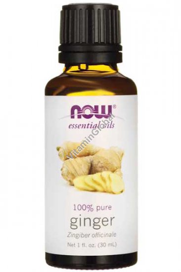 Ginger Oil 100% Pure 30ml - Now Essential Oils