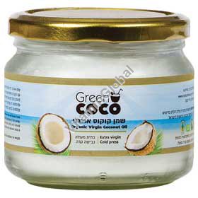 Organic Cold Pressed Coconut Oil 300ml - Green Coco