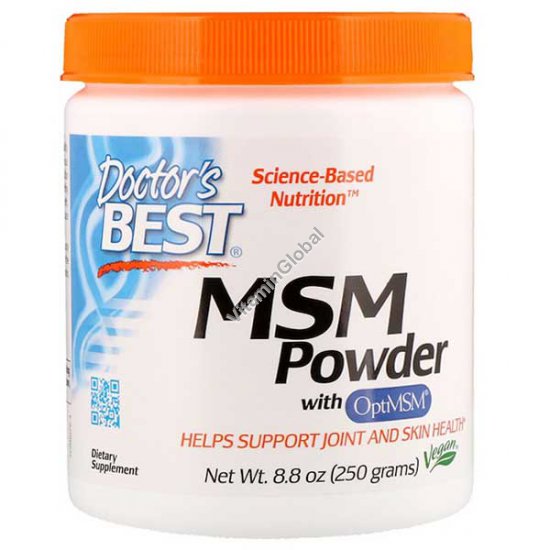 Best MSM Powder 250g (8.8 oz) - Doctor\'s Best