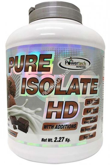Kosher Pure Isolate HD Protein Chocolate Ice Cream 2.27kg (5 LB.) - PowerTech Nutrition