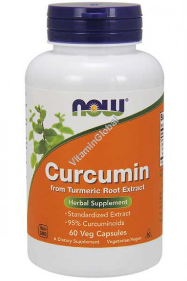 Turmeric Curcumin f Extract 60 Veg Capsules - Now Foods