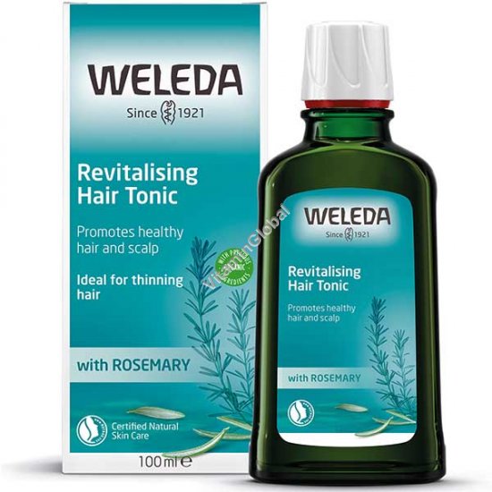 Rosemary Revitalizing Hair Tonic, 100ml (3.38 fl oz) - Weleda