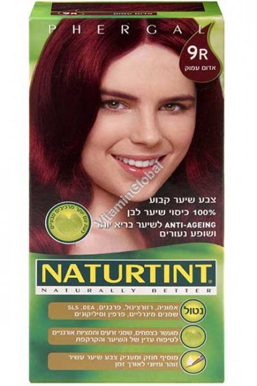 Permanent Hair Color 9R Fire Red - Naturtint