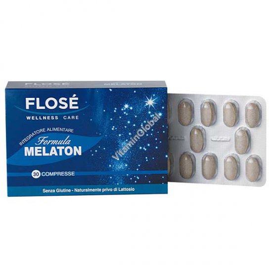 Melaton - Natural, Effective Solution for Sleep Disorders 30 tablets - Flose