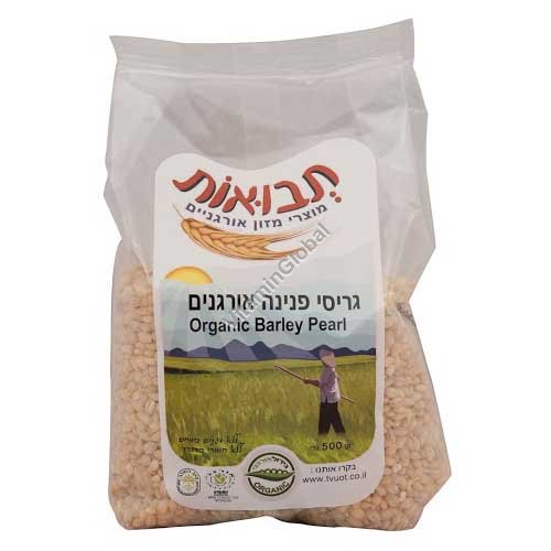 Organic Barley Pearl 500g - Tvuot