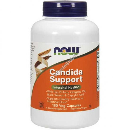 Candida Support 180 Veg Capsules - Now Foods