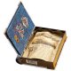 Gift Tea Book Volume 1 - Pure Ceylon Leaf Tea with Jasmine Buds, Blue Malva and Flavor Roasted Almond 100g - Basilur