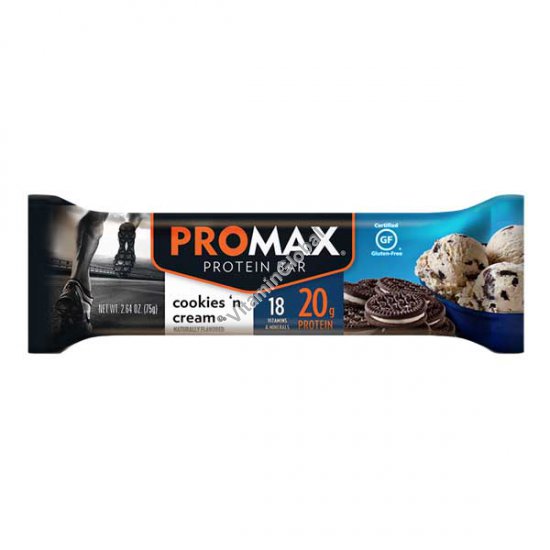 Protein Bar Cookies\'n Cream Flavor 75g - Promax
